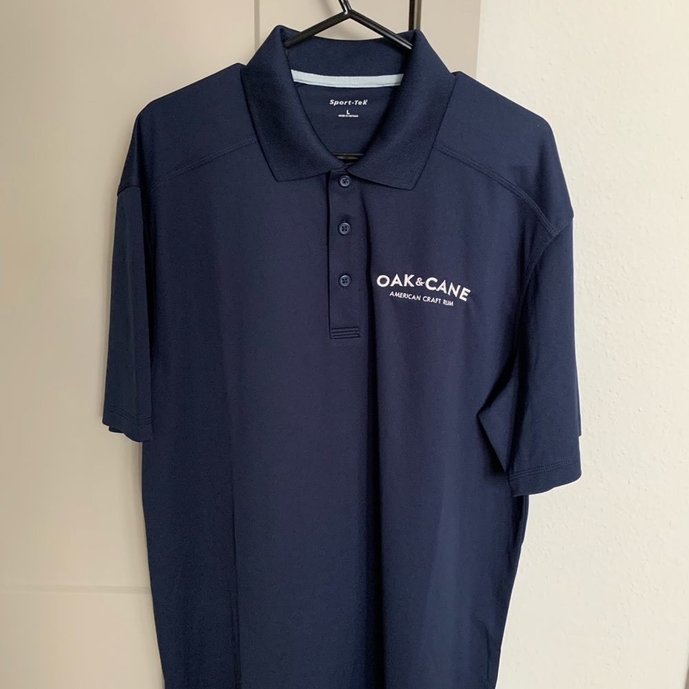 Men’s Navy Blue Oak and Cane Polo